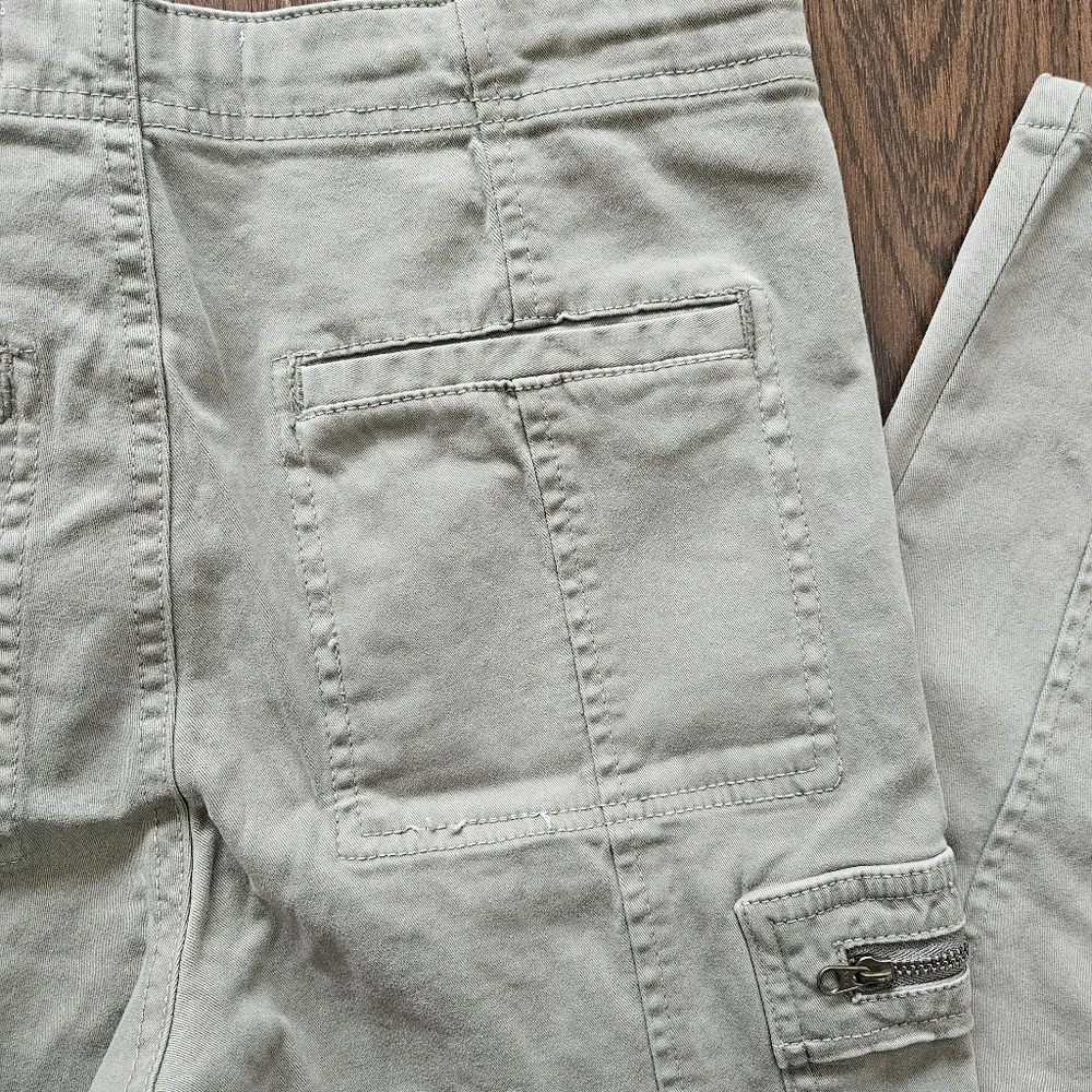 by Anthropologie Jefferson Moto Slim Fit Cargo Pants Size 26 - Picture 13 of 13